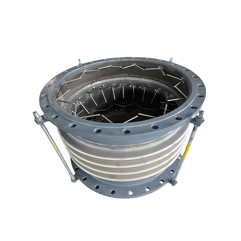 How do metal expansion joints mitigate the destructive forces of thermal expansion and contraction in pipelines through flexible deformation?